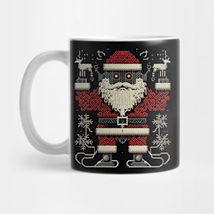 Christmas Santa embroidery style 27 Mug